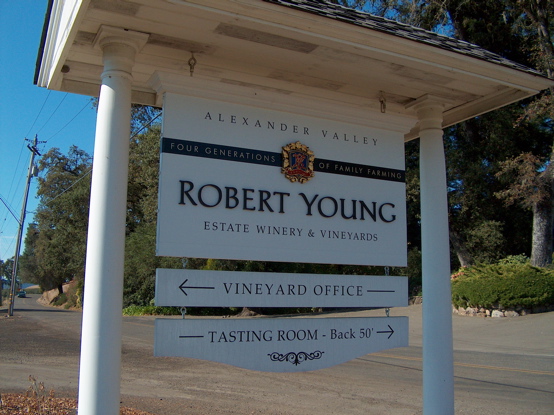 Robert Young front sign with 1/2