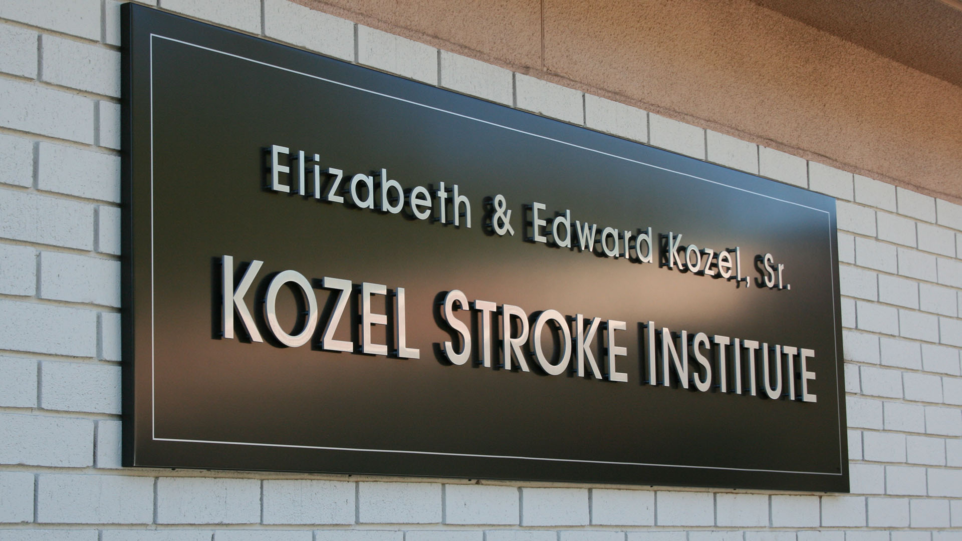 Kozel Stroke Fabricated Sign