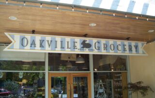 Oakville Grocery - Entry Signage