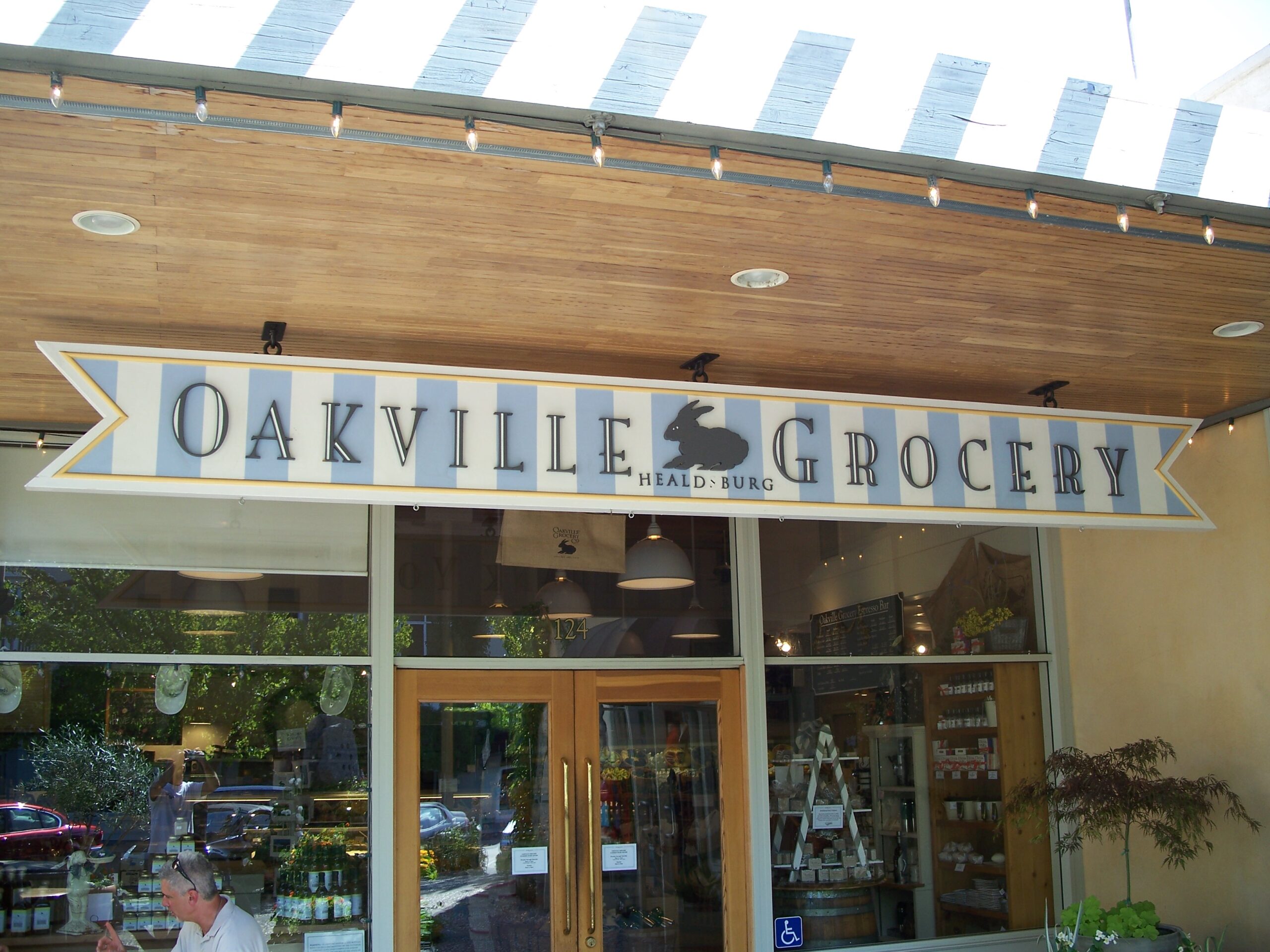 Oakville Grocery - Entry Signage