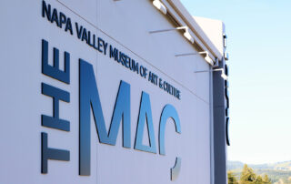 Black Signage for Napa Museum of Arts & Culture