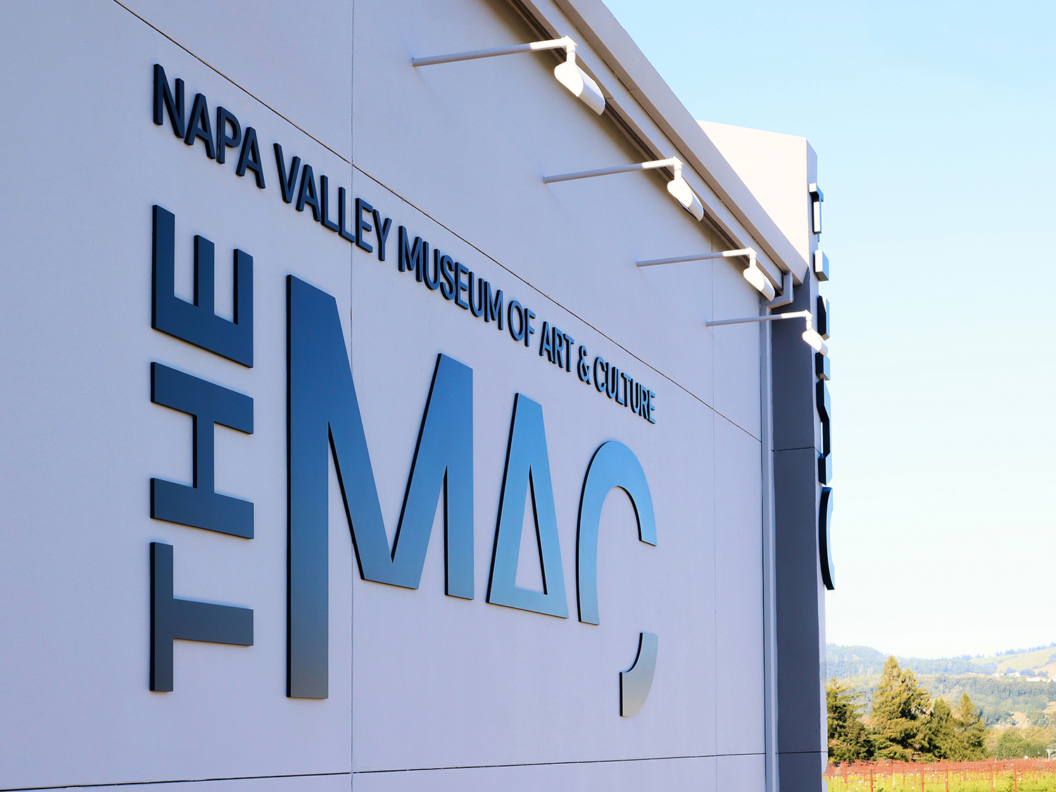Black Signage for Napa Museum of Arts & Culture